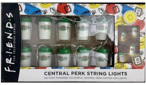 Blue Sky Studios Central Perk Coffee Mug Fairy Lights