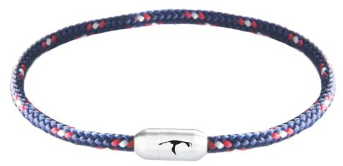Paris Montana Filigranes Sylt Segeltau-Armband 4 mm – Sylt-Gravur, Magnetverschluss – Damen und Herren