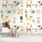 A.S. Création Livingwalls Vliestapete - Tapete Wald in Creme, Grün und Gelb - Wandtapete für verschiedene Räume - Wandbild XXL 2,80 m x 1,59 m