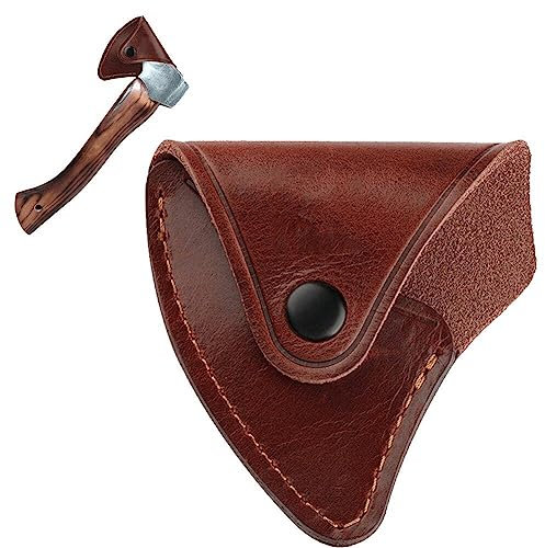 Axtabdeckung, Axt-Schutzhülle aus dickem Leder, Axtscheide für den Außenbereich, Axtklingenabdeckung, Kopfhülle, Beil-Schutz