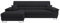Mirjan24 Ecksofa Cotere Mini Cord, Eckcouch, Sofa, Couch mit Schlaffunktion und Bettkasten, L-Sofa, Wohnlandschaft, Polsterecke, Farbauswahl (Poso 135, Seite: Links)