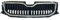 DECI Auto Front Kühlergrille für Skoda Octavia 2015 2016 2017,Front Nieren Kühlergrill Front stoßstange Gitter Waben Grill Dauerhaft,A/Black