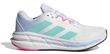adidas Women's Questar 3 Running Shoes, FTWR White/Flash Aqua/Lucid Pink, 4.5 UK