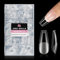 UNA GELLA Capsule Americaine Ongles Ballerine, 216 Pièces 12 Tailles Faux Ongles Gel Souple Préalimées Coffin Full Cover Capsule Américaine pour Extension Ongle, Press On pour Manucure DIY