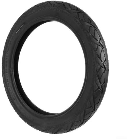 Drhomeam Neumático de bicicleta eléctrica de 14 pulgadas 14 x 1.95 52-254 neumático de goma negra