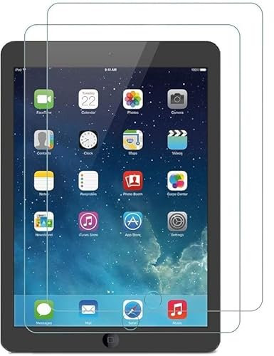 WEOFUN 2 pellicole protettive compatibili con iPad Air/iPad Air 2/iPad Pro 9.7 [0,33 mm, antigraffio, anti-impronte, durezza 9H]