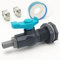 PVC-Wasserhahn-Set für Außenanwendungen, Wasserumleiter-Set mit Kugelhahn und für 25-mm-Adapter