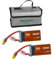 ISDT Batería Smart Lipo de 14,8 V, 4S, 1300 mAh, 80 C, BattAir Rc, batería de coche con conector XT-60, con bolsa de Lipo para avión RC, helicóptero, barco, 1:10, manejable por teléfono móvil (2
