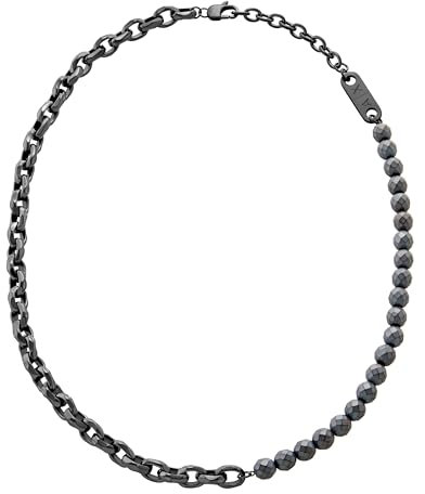Armani Exchange Herren-Edelstahl-Halskette mit Karabinerverschluss, 9Lx9Wx4.5cm