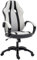 HOMCOM Silla Gaming Tapizada en PU y Malla Silla Gamer Giratoria con Función de Basculante Altura Ajustable para Hogar Oficina Estudio Gris