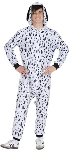 Rubies Déguisement de Dalmatien pour adulte, homme et femme, avec capuche et queue, costume pour carnaval, enterrement de vie de jeune fille, cosplay et fêtes