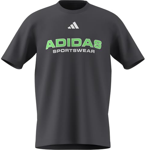 adidas Herren Camo Woven Graphic Tee T-Shirt, Grau/Grün Spw, 3XL
