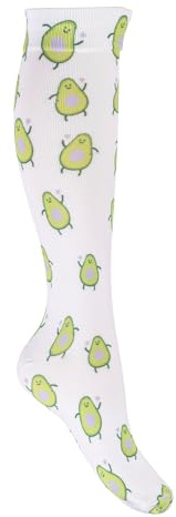 HKM Girl's Arizona Riding Socks, Lilac/Green, 8.5/12