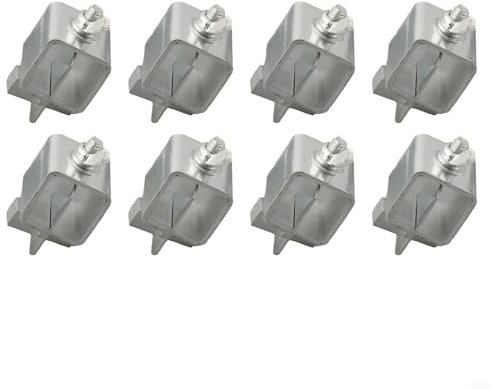 8 Adjustable Steel Welding Clamps with Disassembly Feature for Metal Workpieces