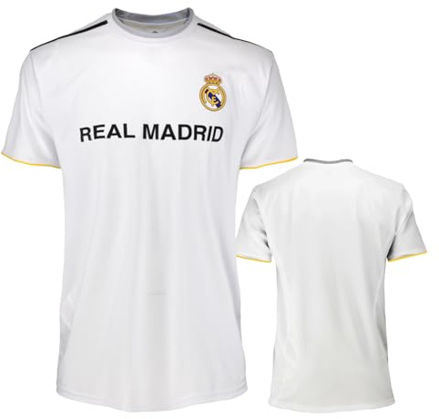 Real Madrid Maglia Calcio Stagione 2025/26. Replica Stadio Ufficiale per Adulto, Ragazzo e Bambino