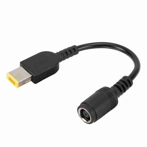 Aramox Netzteil für Laptop 7,9 X 5,5 auf Quadratstecker-Ladekabel, Vollkupfer-Rund-auf-Quadrat-Konverter mit IC-Chip, 15 cm Langlebiges Kabel für Ultrabook-Notebook-Stromversorgung