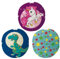 com-four® 3X Laterne mit bunten Motiven - Papierlaterne für Sankt Martin und Halloween - Martinslaterne für Kinder [Auswahl variiert] (3 Stück - Ø 24cm bunt)