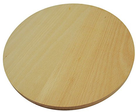 Planche à découper ronde en bois double face 20 cm