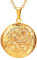 U7 Herren Locket Druckenmuster Medaillons für Damen Charm 18k Rund Medaillon zum Öffnen für Bilder Foto Anhänger Halskette Amulett Souvenir Kettenanhänger Mode Personalisiert Schmuck für Freundin