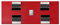 ZORESYN Tappetino da scrivania 170x70cm - Sottomano da Ufficio - Tappetino Tastiera e Mouse - Tappetino Mouse Gaming in Pelle PU Impermeabile per Ufficio e Casa - Rosso