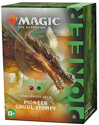 Magic: The Gathering- Challenger Pioneer Deck SD4 Gruul Stompy 2022, Multicolor, 3.386 Inches x 2.402 Inches x 4.488 Inches (Wizards of The Coast D2212000)