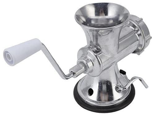 Máquina para Picar Carne, Picadora de Carne Manual de Plata Multipropósito Tipo Ventosa para Cocinar en Casa