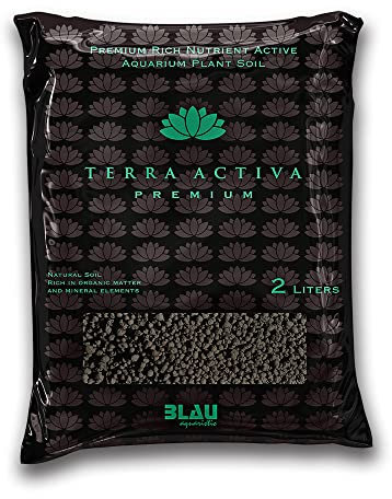 Blau Aquaristic Terra Activa Premium 2 litres, Marrón Oscuro