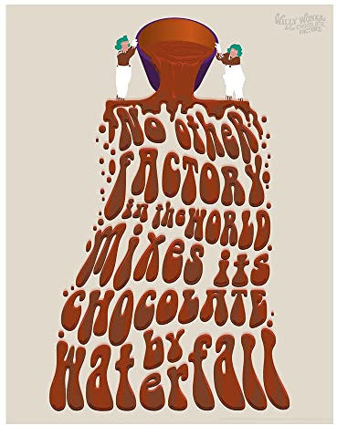 FaNaTtik Willy Wonka & The Chocolate Factory Art Print Limited Edition 42 x 30 cm