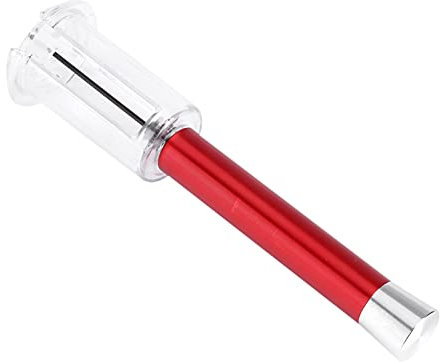 Akozon Pompe à air comprimé pour décapsuleur, Easy Air Pump Pressure Red Wine Bottle Opener Cork Tire-Bouchon Remover Tire-Bouchon Outils Rouge en Acier Inoxydable Accessoire Facile enlever (Rouge)