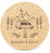 Camping Topf Untersetzer aus Kork | Ø 18,5cm | personalisiert | Camper Geschenk | Vanlife Zubehör (Campervan I)