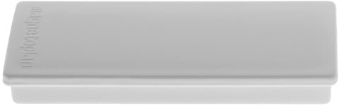 magnetoplan | Rechteck-Magnet | BxLxH 22 x 55 x 8 mm | VE 60 Stk | grau