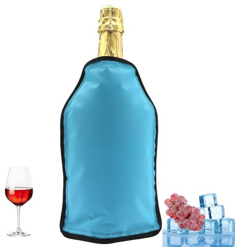 Wine Bottle Cooler,Wine Bottle Chiller, Wine Freezer Cooler Sleeve- Freezer Sleeve- Vodka- Tequila Chiller- Cooler- Carrier