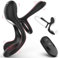 3 in1 Penisring Vibrator Penisringe Sex Spielzeug für die Männer, Penis Ring Sex spielzeug für Paare Extrem, Cockring Sexspielzeug mit 10 Vibrationsmodi für längere Erektion Stimulation Penis Sex Toys