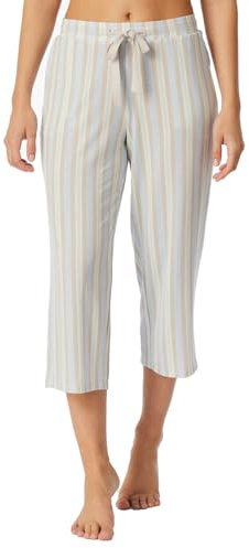 Schiesser Damen Schlafhose 3/4 lang-Mix + Relax Pyjamaunterteil, Multicolor 6_181193, 40