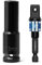 Hakkin 1/2 inch Drive Impact Socket Set 13mm Deep 6-Point Impact Socket and 1/4 Hex Shank to 1/2 Drive Adapter Heavy Duty Chrome Vanadium Steel