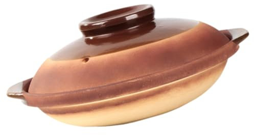 FUNOMOCYA Pentola Terracotta Per e Stufati Per Induzione Utensile Versatile Per e
