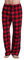 Pantalon de Pyjama à Carreaux pour Hommes - Long en Coton, Flanelle - Vêtements de Nuit de Noël