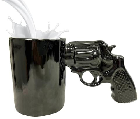 Neuheit Teetasse für Kaffeeliebhaber – Teetassen | Dekorative Pistolengriff-Tasse, exzentrische Teetasse mit Pistolengriff-Design