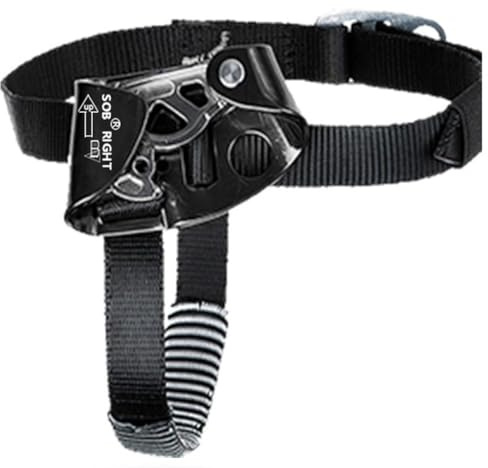 Vobumix Climbing Foot Ascender Right Left Foot Climbing Quick-step Foot Ascender Riser Mountaineering Outdoor Safety Protective Equipment
