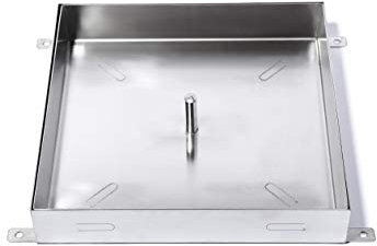 Chiusino di ispezione in Acciaio Inox per pozzetto, a riempimento (Leggero 40x40x5 cm)