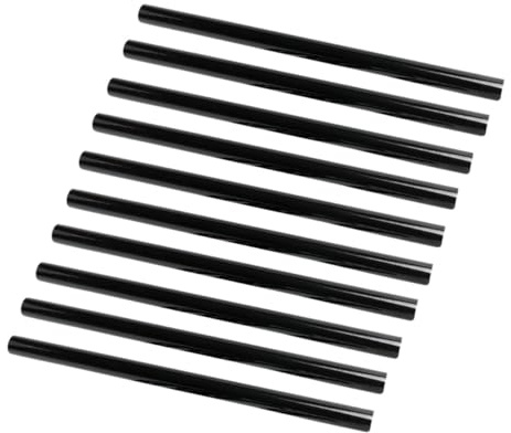 SAFIGLE 10pcs Black Hot Melt Glue Sticks High Adhesion DIY Crafting Kit for Artworks Repairs Sealing Home Decor and Large Projects