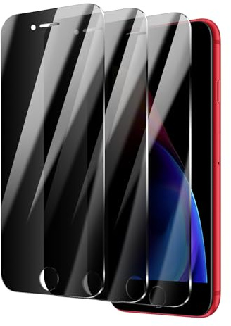 Lyootam 3 Pack for Privacy Screen Protector iPhone 7 Plus/8 Plus, Anti-Spy Tempered Glassfilm, 15H Hardness, Easy Installation, Bubble Free, Anti-Scratch