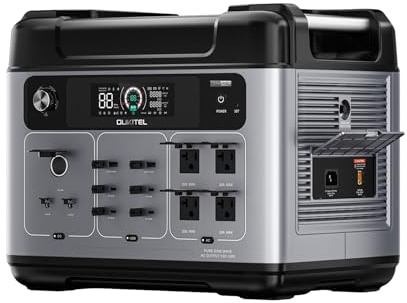 OUKITEL 3200W 2048Wh Tragbare Powerstation, LiFePO4 Akku Notstrom, Solargenerator, 50/60Hz umschaltbar USV <10ms, Notstromaggregat für Zuhause, Camping & Wohnmobil P2001 Pro