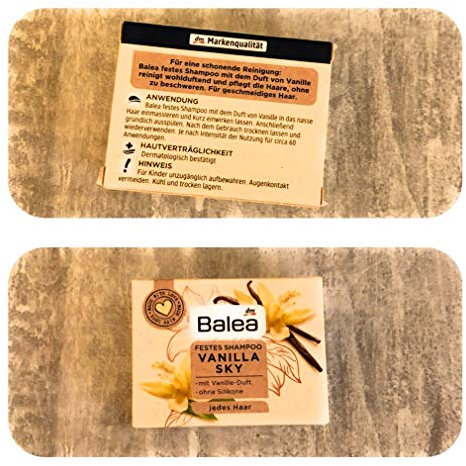 Balea - Festes Shampoo - Vanilla Sky (1 x 60g) vegan
