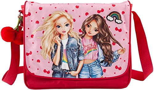 Depesche 10993 Umhängetasche, TOPModel Cherry Bomb, pink, ca. 13 x 36 x 30 cm