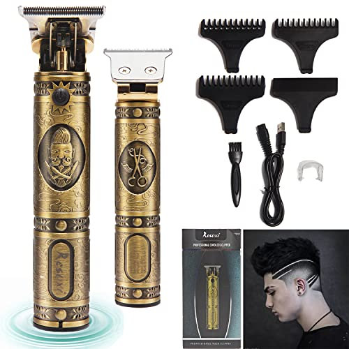 Xnuoyo Profi USB Haarschneidemaschine Haarschneider Herren Bartschneider Barttrimmer Haartrimmer Kinder Männer mit LCD-Indicator, 3 Kämme für Männer und den Heimgebrauch