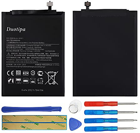 Duotipa Ersatzakku Batterie BN51 kompatibel mit Xiaomi Redmi 8 Redmi 8A Akku mit Werkzeugen