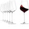 Stölzle Lausitz Bicchieri da vino rosso bordeaux, Q1, set da 6 pezzi, bicchieri da vino rosso di alta qualità, grandi bicchieri da vino rosso