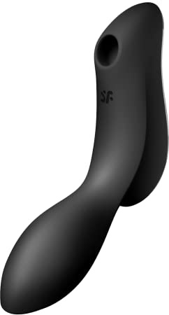Satisfyer Curvy Trinity 2 Druckwellen-Vibrator | Wasserdicht (IPX7) | Sex-Spielzeug mit 3 Motoren | Gezielte G-Punkt & Klitoris Stimulation | Sex Spielzeug für Frauen | Erotik | Hautfreundlich