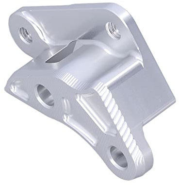 Keenso Bremssattel Adapter, Motorrad Bremssattel Adapter CNC Aluminium Ersatz für Vespa GTS300 GTV300 2020(EIN silbernes) Auto- Und Motorradteile